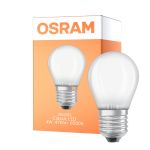 Osram Classic LED E27 Ball Filament Frosted 4W 470lm - 865 Daylight | Replaces 40W