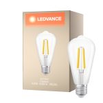 Ledvance Filament LED E27 Pear Clear 3.8W 806lm - 830 Warm White | Replaces 60W