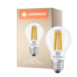Ledvance Classic LED E27 Pear Filament Clear 5W 1055lm - 827 Extra Warm White | Dimmable - Replaces 75W