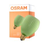 Osram Decor LED Lamp Green Glass E27 3.5W 300lm - 827 Extra Warm White | Replaces 25W