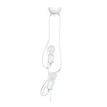 Emibig Pendant Bobi Steel White | Suitable for 2x E27 - Max 15W