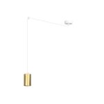 Emibig Pendant Traker Steel White | Suitable for 1x GU10 - Max 10W