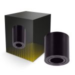 Bright Choice LED Spot Black Round | IP20 - GU10 Fitting