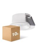 Multipack 10x Ledvance LED  SPOT AIR ADJUST Aluminium  4W 320lm 36D - 930 Warm White | Cutout 68mm - IP23 - Best Colour Rendering -  Dimmable