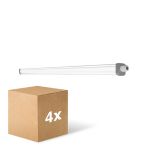 Multipack 4x Ledvance LED Waterproof Batten Damp Proof Slimvalue 36W 4000lm - 840 Cool White | 120cm 