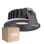 Multipack 10x Ledvance LED  SPOT AIR FIX Aluminium  6W 480lm 36D - 927 Extra Warm White | Cutout 68mm - IP65 - Best Colour Rendering -  Dimmable