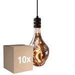 Multipack 10x Eglo LED Special E27 Filament Smokey 4W 70lm - 818 Extra Warm White | Dimmable - Replaces 25W