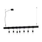 Eglo Pendant Townshend-B Steel Black | IP20 - Suitable for 7x E27 