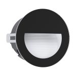 Eglo Wall Light Aracena Aluminium Black 2W 300lm - 840 Cool White