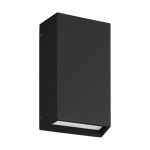 Eglo Wall Light Spongano Aluminium Black Up & Down 5W 600lm - 830-840-850-865 CCT | IP65