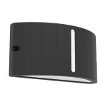 Eglo Wall Light Poggiarello Black Up & Down | IP54 - Suitable for 1x E14