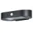 Ledvance LED Endura Style Solar Wall Light Black 4W 380lm - 830 Warm White | Motion Sensor