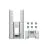 Ledvance Office Linear Connector Kit White
