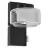 Ledvance LED Wall Light Outdoor Orbis Flame Black 5W 350lm - 830-840 CCT | IP44