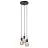 Nordlux Paco Pendant Metal 3-Spot Black | Suitable for 3x E27