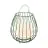 Nordlux Table Lamp Jim To-Go Portable Battery Metal Green 3W 300lm - 827 Extra Warm White | 3-Step Dimmable 