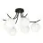 Emibig Ceiling Light Boston Steel Black | Suitable for 6x E14 - Max 10W