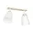Emibig Ceiling Light Atlas Steel White | Suitable for 2x E27 - Max 15W
