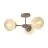 It's about RoMi Ceiling Light Aspen Glass White | Suitable for 3x E14 