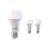 Multipack 3x Calex Smart Tuya Wifi E27 Pear 8.5W 806lm - 822-840 Tunable White | RGBW - Dimmable - Replaces 60W