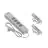 Multipack 3x Calex Smart Tuya Wifi Powersocket + USB BE/FR