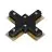 Bright Choice 1-Phase Rail X-Connector Black