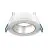 Noxion LED Spot Ares Deep ring White - With Inner Ring Silver | Cutout 68mm - incl. GU10 Fitting