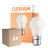 Multipack 6x Osram Retrofit Classic LED B22d P45 Ball Filament Clear 4W 470lm - 827 Extra Warm White | Replaces 40W