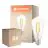 Multipack 6x Ledvance Filament LED E27 Pear Clear 3.8W 806lm - 830 Warm White | Replaces 60W