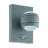 Eglo Wall Light Sesimba 1 Steel Silver Up & Down 3W 330lm - 830 Warm White | IP44 - Motion and Light Sensor