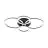 Eglo Ceiling Light Parrapos-Z Steel Black 6.5W 5800lm - 830-865 Tunable White | IP20 - Zigbee Dimmable