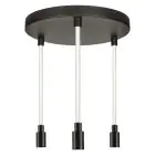 Ledvance Decor Glow Pendulum Black 28W 1400lm - 927 Extra Warm White | 400mm - Best Colour Rendering