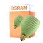 Osram Decor LED Lamp Green Glass E27 3.5W 300lm - 827 Extra Warm White | Replaces 25W