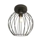 Emibig Ceiling Light Nest Steel Black | Suitable for 1x E27 - Max 15W