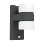 Eglo Wall Light Atollari Aluminium Anthracite Up & Down 4W 360lm - 830 Warm White | IP44