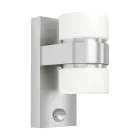 Eglo Wall Light Atollari Aluminium Stainless Steel Up & Down 4W 360lm - 830 Warm White | IP44