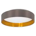 Eglo Ceiling Light Maserlo 2 Steel White 20W 2400lm - 830 Warm White